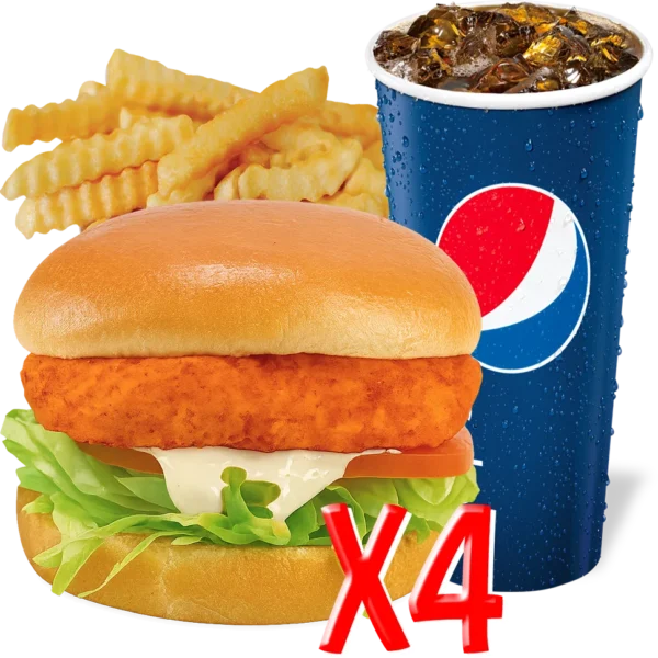 4 Chicken Sandwich Combo